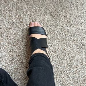 Eileen Fisher Sandals. New in box. Gorgeous soft leather and all day comfort!